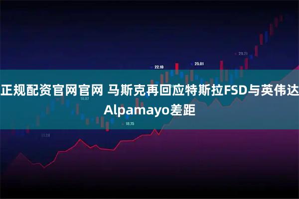 正规配资官网官网 马斯克再回应特斯拉FSD与英伟达Alpamayo差距