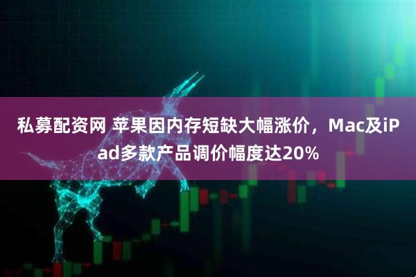 私募配资网 苹果因内存短缺大幅涨价，Mac及iPad多款产品调价幅度达20%